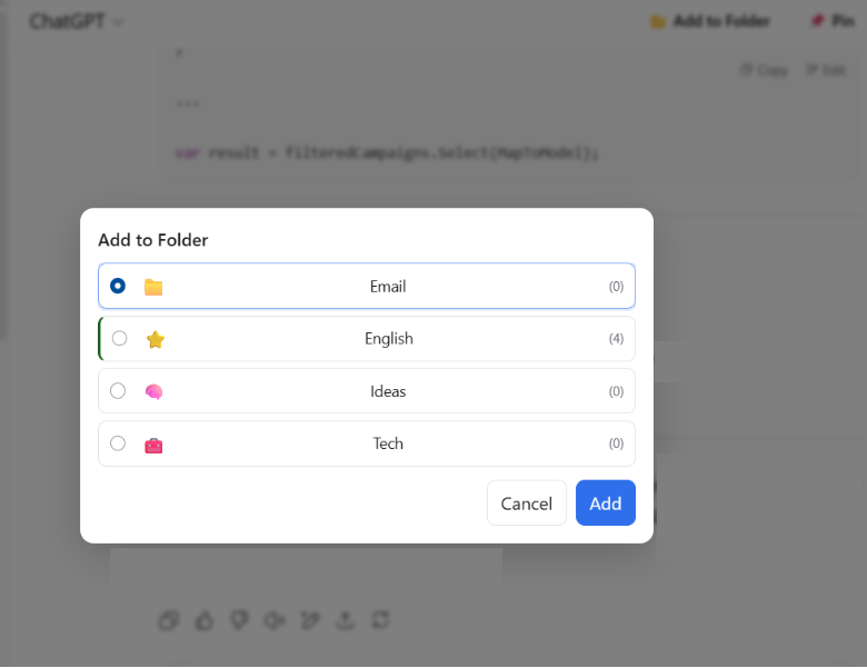GPT Folder 界面预览 3